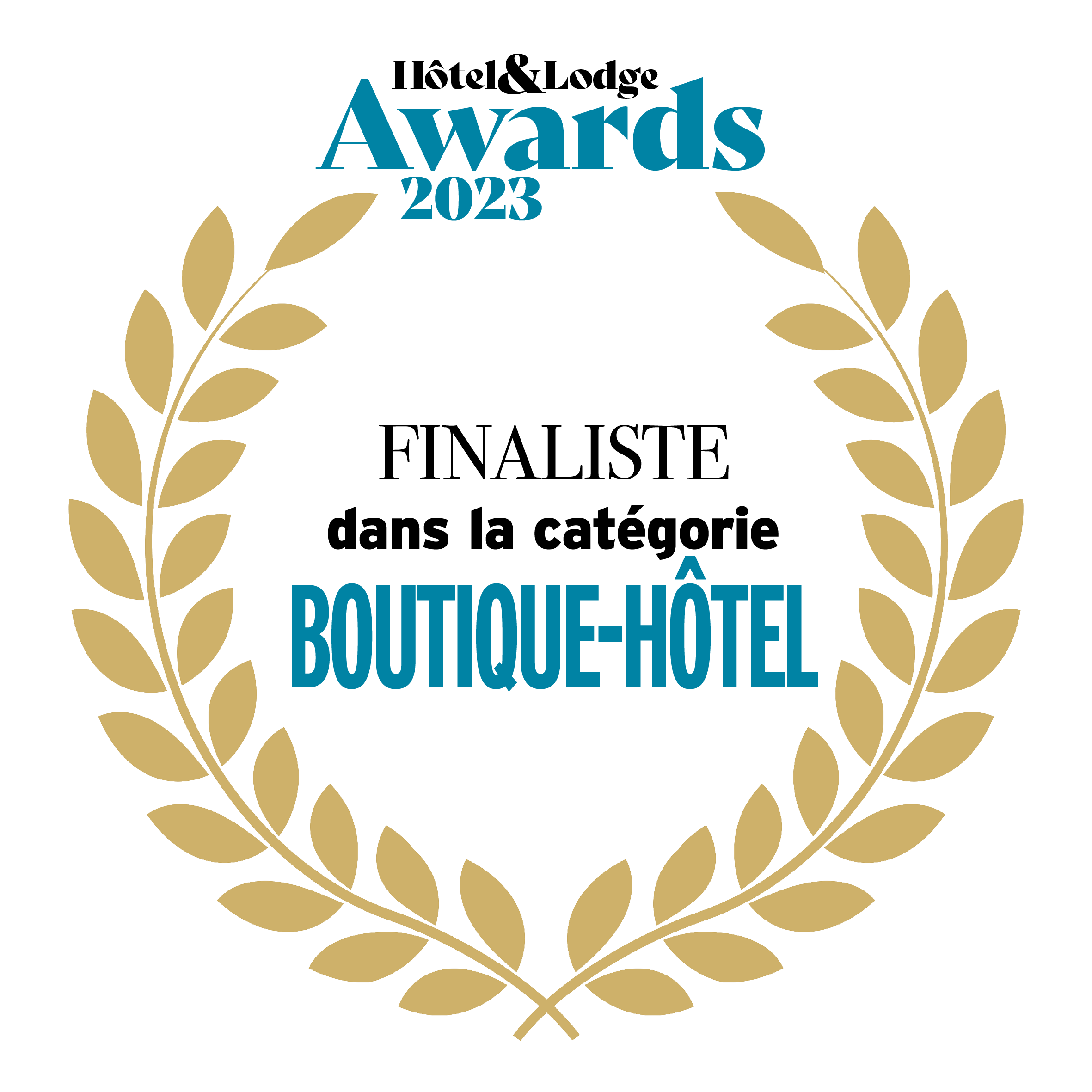 Hotel & Lodge Awards 2023 Finaliste dans la catégorie Boutique-Hôtel